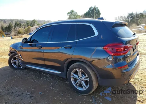 2021 BMW X3 xDrive30I z USA, uszkodzony, nr VIN 5UXTY5C03M9H85079